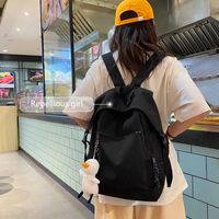 Korean Style Hit Color Large-capacity Zipper Backpack sku image 5