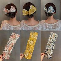 Korean Style Cloth Bowknot Twisting Headdress main image 4