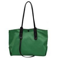 Women's Large Capacity Bag Women's New Fashion All-match Shoulder Tote Bag Casual Simple Oxford Cloth Handbag sku image 2