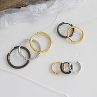 Korean Style Geometric Ring Earrings main image 3