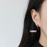 Korean Style Geometric Ring Earrings main image 5