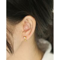 Korean Style Simple Micro Inlaid Bead Ear Buckle main image 5