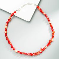 Böhmische Unregelmäßige Muschel Handgefertigte Perlenkette main image 5