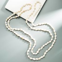 Collier Long Multicouche De Style Ethnique Coquillage Blanc Petite Conque main image 3