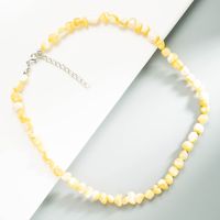 Böhmische Unregelmäßige Muschel Handgefertigte Perlenkette sku image 1