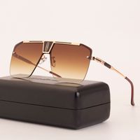 Retro Fashion Simple Style Uv400 Men's Sunglasses main image 5