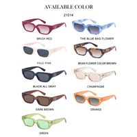 Retro Multicolor Transparent Sunglasses Wholesale main image 4
