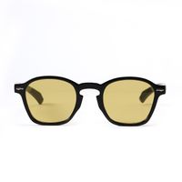 Fashion Retro Round Frame Rivet Sunglasses main image 3