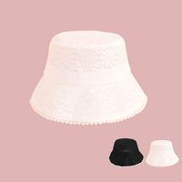 Chapeau De Pêcheur En Dentelle Perlée À La Mode Coréenne main image 1