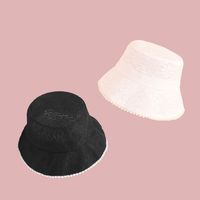 Korean Fashion Pearl Lace Fisherman Hat main image 4