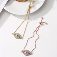 Fashion Geometric Copper Zircon Bracelets In Bulk main image 3