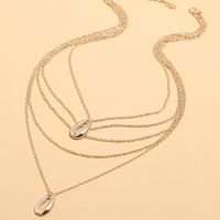 Korean Style Multilayer Creative Shell Pendant Clavicle Necklace main image 3