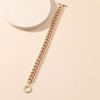 Korean Style Creative Twist Thick Chain Ot Buckle Bracelet main image 3