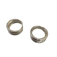 Korean Frosted Metal Ear Buckle main image 6