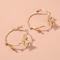 Simple Fashion Butterfly Metal Earring main image 3