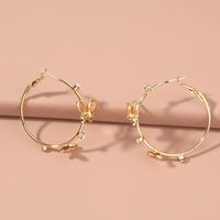 Simple Fashion Butterfly Metal Earring main image 4