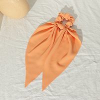 Korean Style Solid Color Bow Ribbon Head Rope main image 5