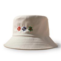 Korean Style Wide-brimmed Three-flower Fisherman Hat Wholesale sku image 2