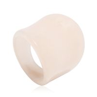 Bague Acrylique Géométrique De Couleur Simple Corée sku image 5