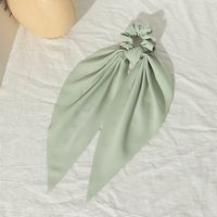 Korean Style Solid Color Bow Ribbon Head Rope sku image 2