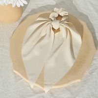 Korean Style Solid Color Bow Ribbon Head Rope sku image 3