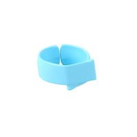 Simple Geometric Candy Color Opening Ring Combination Set sku image 7