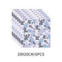 Retro Geometric Pattern Tile Renovation Stickers sku image 1