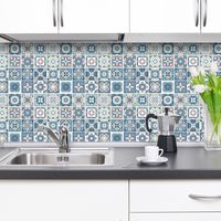 Cz49 Pattern Plaid Tile Refurbishing Sticker Kitchen Bathroom And Dormitory Dining Room Wall Floor Decorative Wall Sticker main image 4