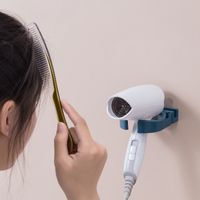 Simple Bathroom Multi-purpose Free Punching Hair Dryer Holder main image 4