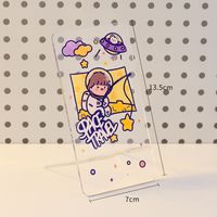 Cute Cartoon Transparent Mobile Phone Holder sku image 2