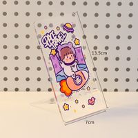 Cute Cartoon Transparent Mobile Phone Holder sku image 4