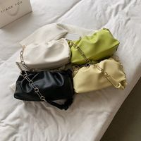 Estilo Occidental Plisado Cadena Nube Bolso Femenino Verano 2021 Nueva Moda Simple Hombro Underarm Bolso Bandolera Bolsa De Bola De Masa main image 5