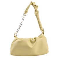 Western Style Pleated Chain Cloud Bag Female Summer 2021 New Fashion Simple Shoulder Underarm Bag Crossbody Dumpling Bag main image 6