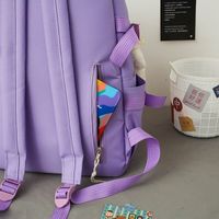 Fashion Doll Pendent Decoration Four-piece Large-capacity Backpack main image 5