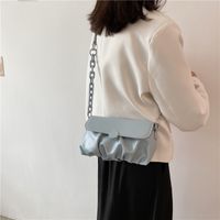 Simple Casual Fold Shoulder Small Square Bag sku image 3