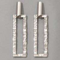 Punk Metal Silver Geometric Earrings Wholesale main image 3