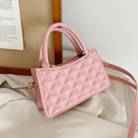 Korean Fashion Rhombus Underarm Shoulder Bag main image 2