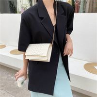 Korean Fashion Candy Color Embroidered Crossbody Small Square Bag main image 5