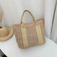 Fashion Leisure Straw Woven Beach Hand Bag main image 1