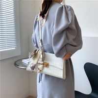 Korean Fashion Silk Scarf Portable Small Square Bag main image 5