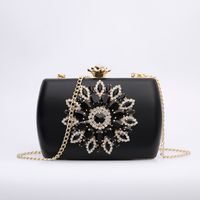 Retro Sun Flower Diamond Clutch Bag sku image 3