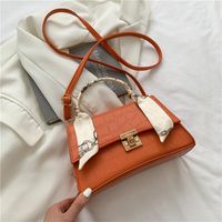 Bolso Cuadrado Portátil De La Bufanda De Seda De La Moda Coreana Pequeño sku image 5