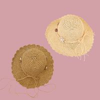 Fashion  Rose Breathable Wide-brimmed Straw Hat main image 5