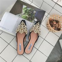 Koreanische Neue Mode-stil Flache Sandalen Perlen Hausschuhe main image 6