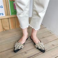 Koreanische Neue Mode-stil Flache Sandalen Perlen Hausschuhe main image 4