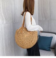 Ethnic Style Straw Woven One-shoulder Portable Big Bag main image 6