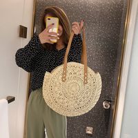 Ethnic Style Straw Woven One-shoulder Portable Big Bag main image 5