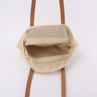 New Straw Woven Round Shoulder Bag Wholesale main image 5