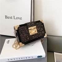 New Sequin Contrast Color Messenger Shoulder Bag sku image 8