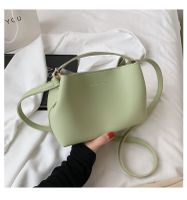 Simple Fashion Solid Color One-shoulder Messenger Bag sku image 2